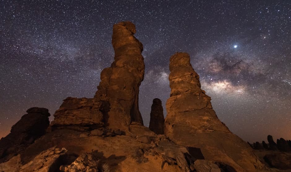 العلا:تجربة مشاهدة النجوم الساحرة