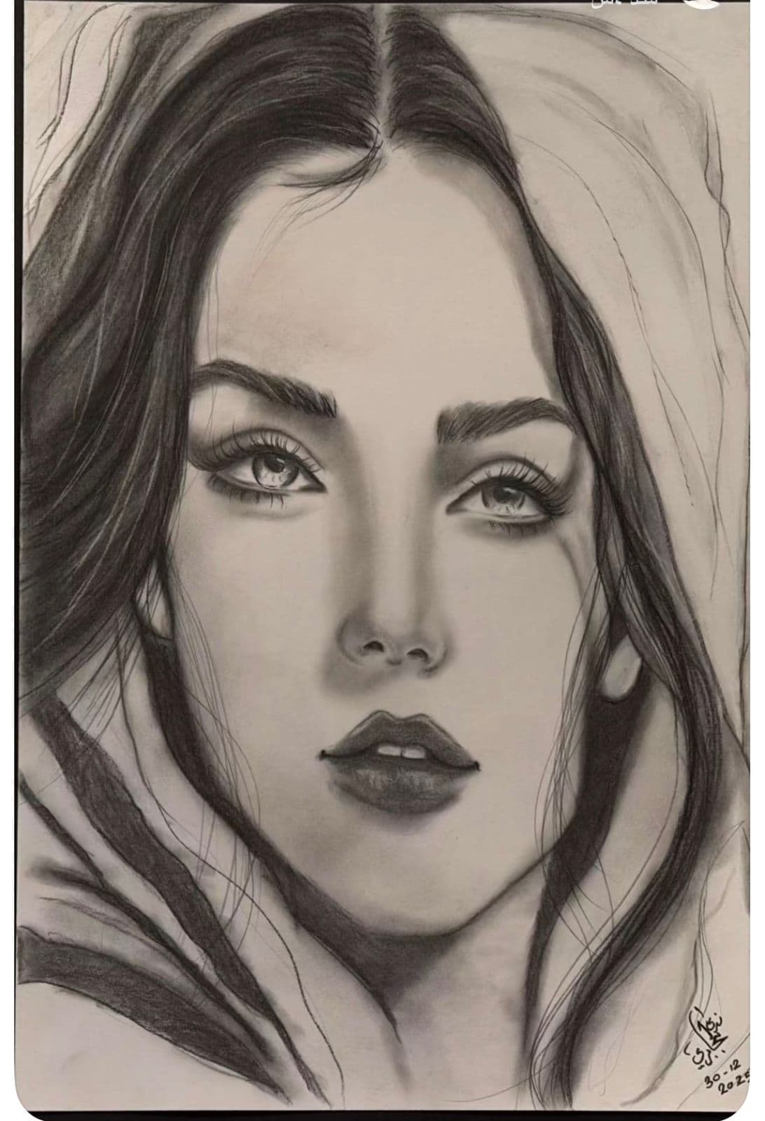 رسم ملامح الوجة الأساسية